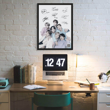 BTS Framed Poster with Autographs