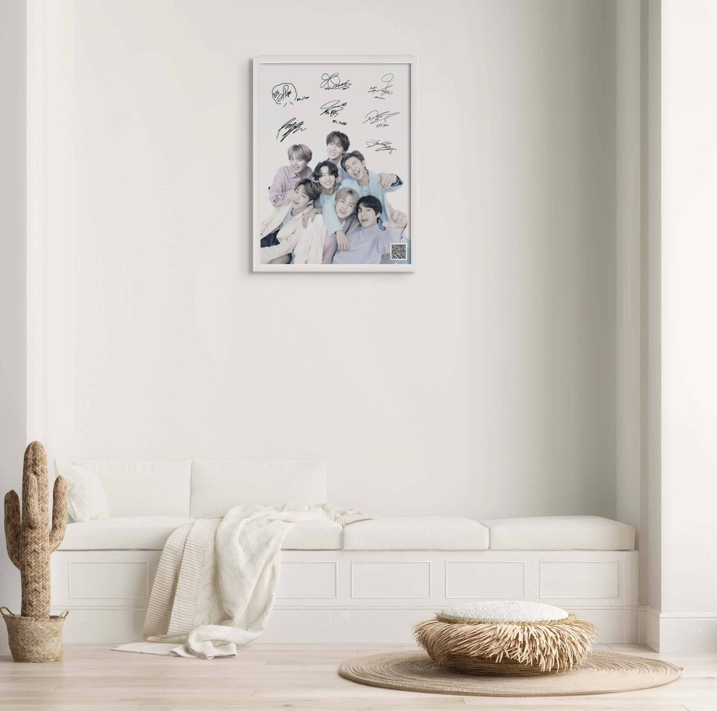 BTS Framed Poster with Autographs