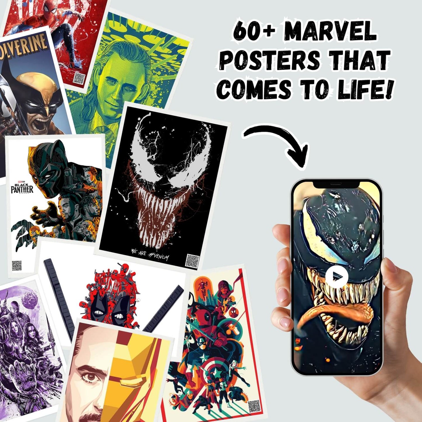 Marvel Digital Posters Big Pack (60+ Unique Pieces)